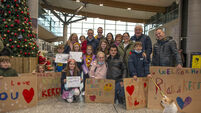 'We made it here eventually': Joyous scenes as families reunite in Cork for Christmas