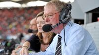 RTE Gaelic Games Commentator Micheal O Muircheartaigh commentates on his last All-Ireland Senior Championship Final