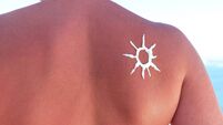 Sunscreen Sun Symbol on Back