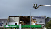 Explosion at Donegal service station