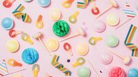 Pink pastel candy background