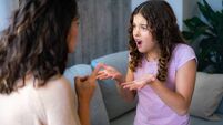 Mother and daughter are arguing at home