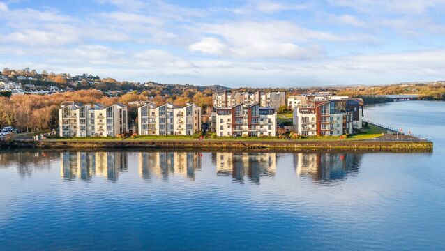 <p>Springboard to the Persian Gulf? Rugby great  Peter Stringer is selling his 2006-bought penthouse apartment at Harty's Quay on the Mahon/Douglas estuary. Agent Trevor O'Sullivan of Lisney Sotheby's International Realty guides at €495,000. Pictures: MediaPro Cork</p>