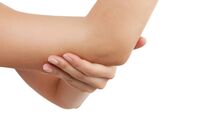 Elbow pain.