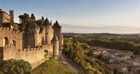 Medieval fortified city of Carcassonne, France
