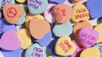 Assortment of Candy Hearts