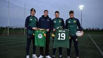 Visit of Daniel Whelan, Green Bay Packers to Meath GAA HQ