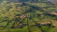 Aerial view of Island Magee, County Antrim