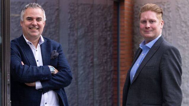 <p>Evara movers: Michael Hynes, CEO, and Ross Laurie, head of commercial.</p>