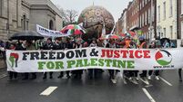 Thousands march through Dublin in rally for Palestine